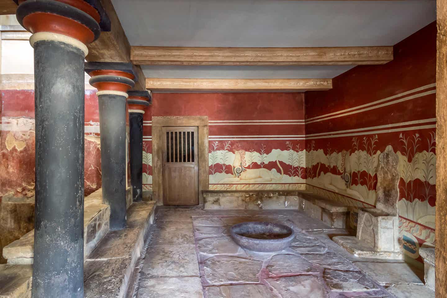 Der Thronsaal vom Knossos-Palast