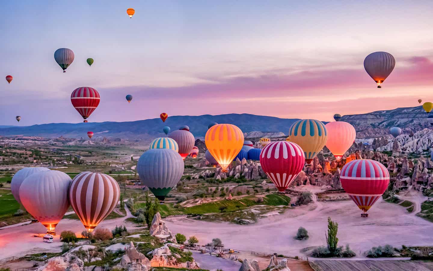 Heißluftballonfahrt in Kappadokien