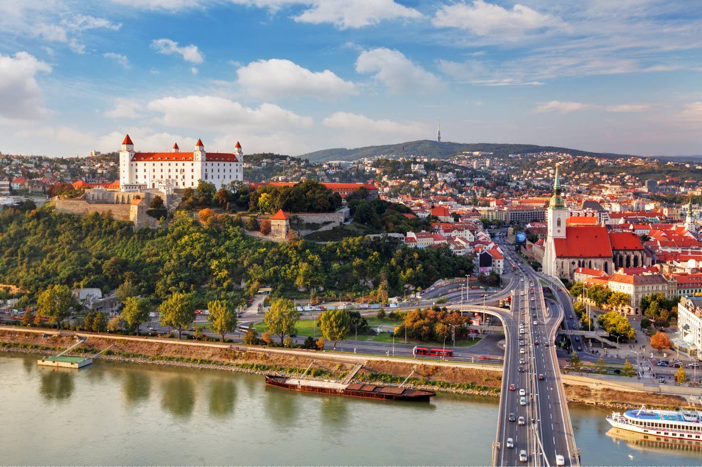 Slowakei – Panoramaansicht von Bratislava