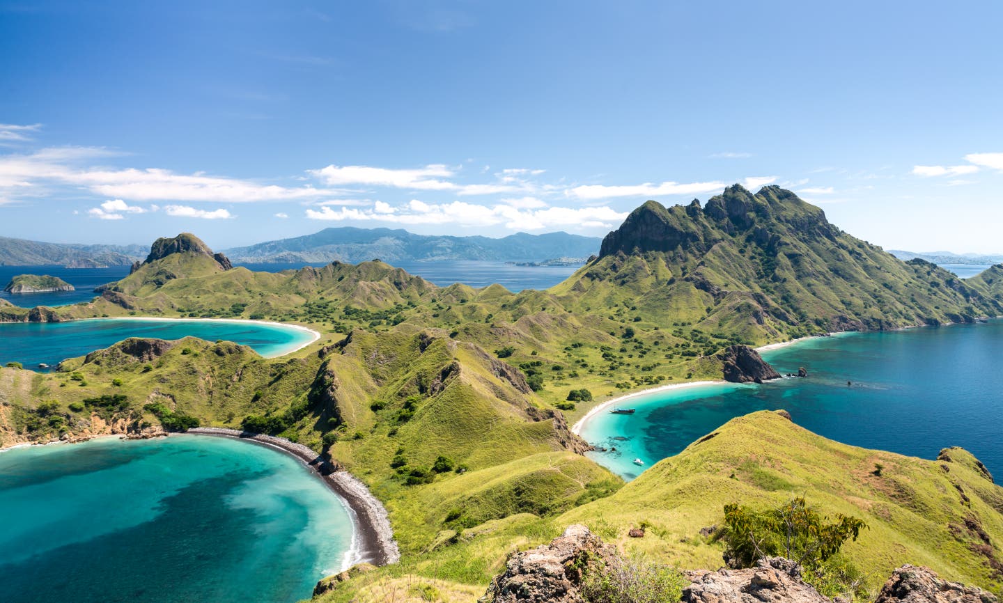 Indonesiens Nationalpark bei bestem Wetter