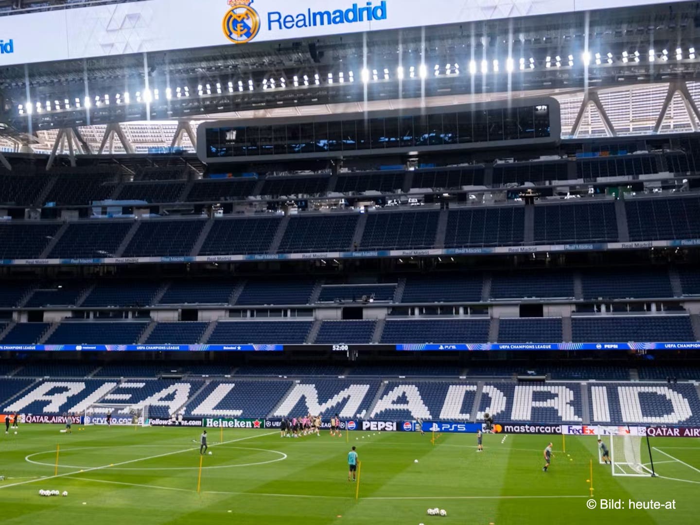 Bernabeau Stadion von innen