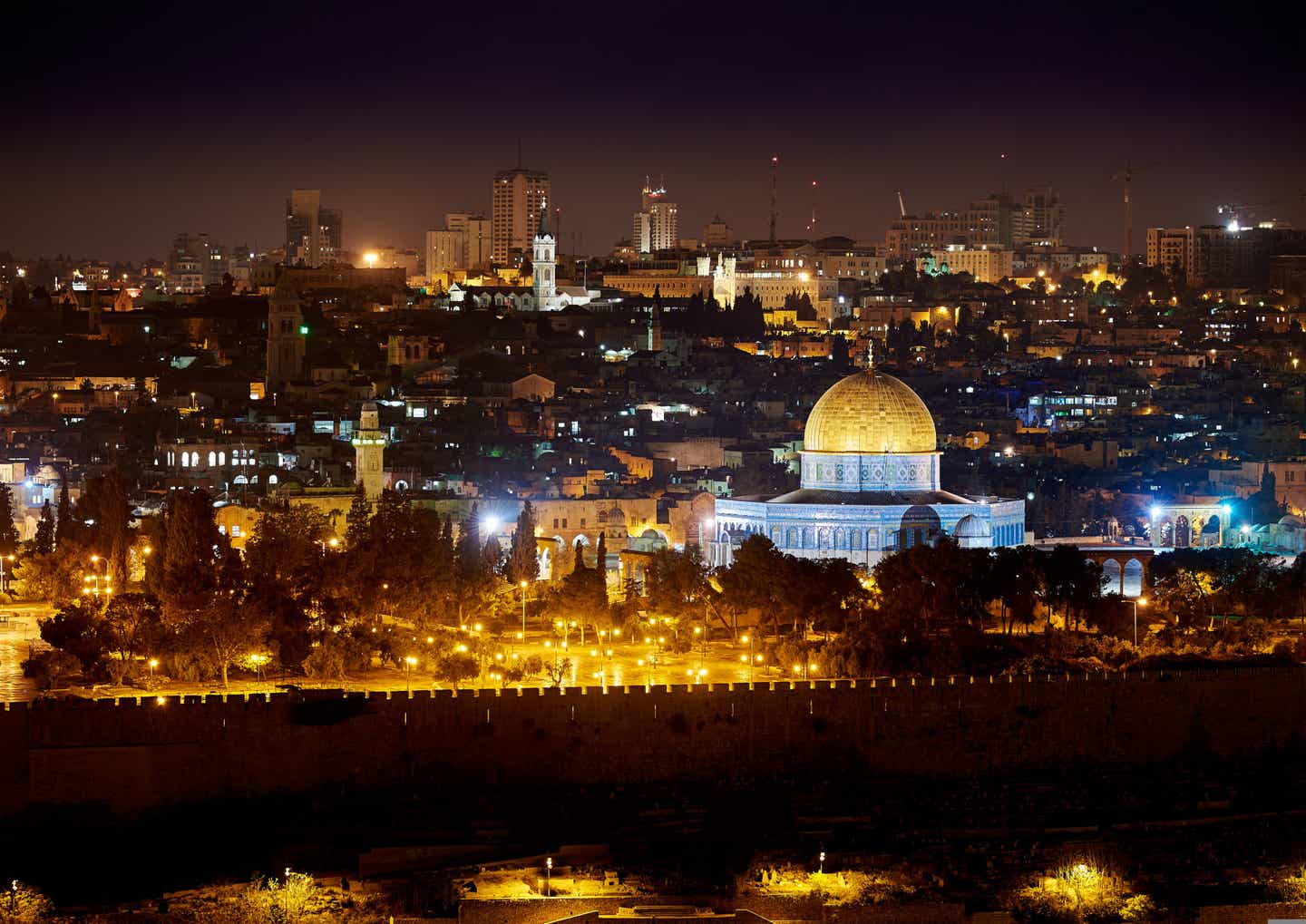 Urlaub in Jerusalem – die Stadt bei Nacht