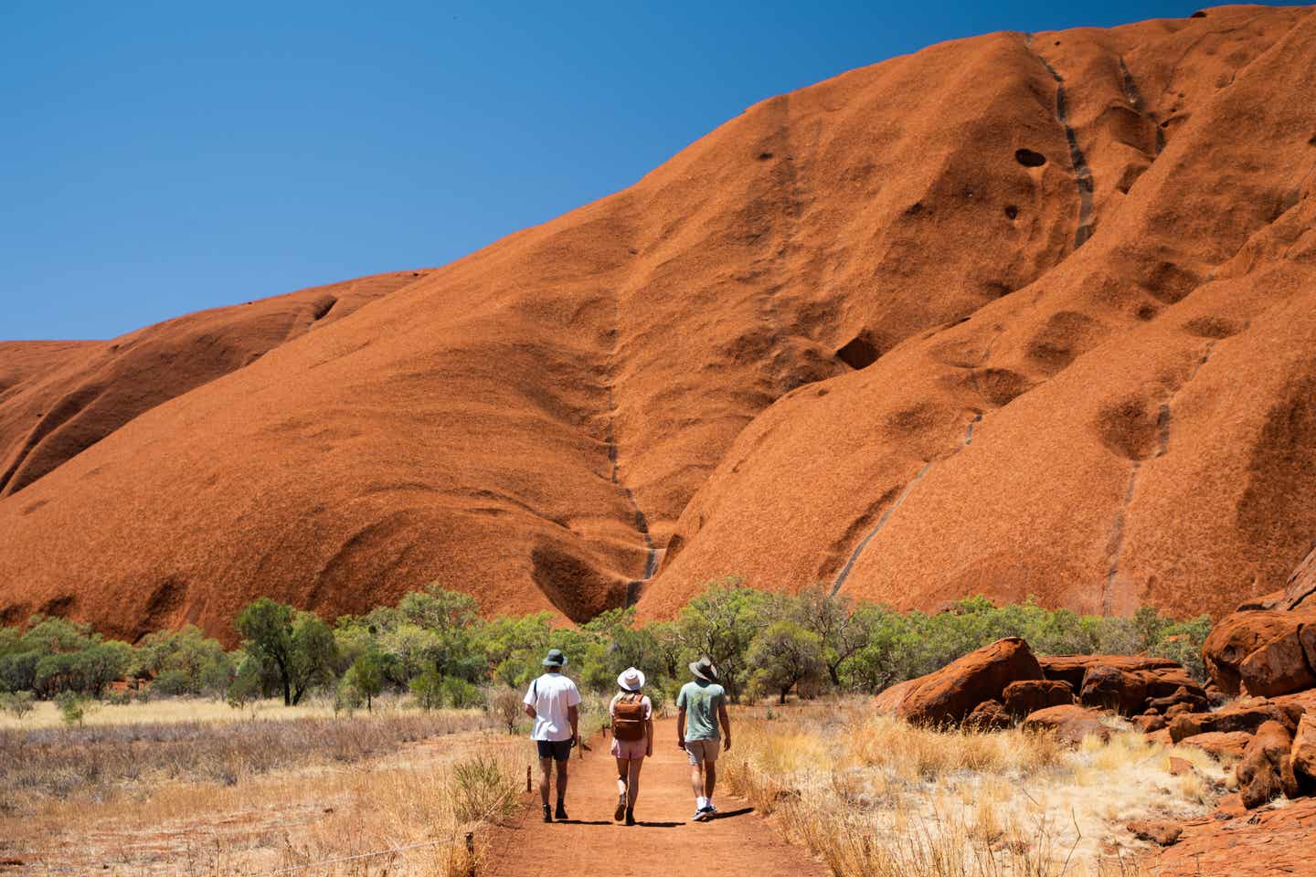 Wanderer im Red Centre