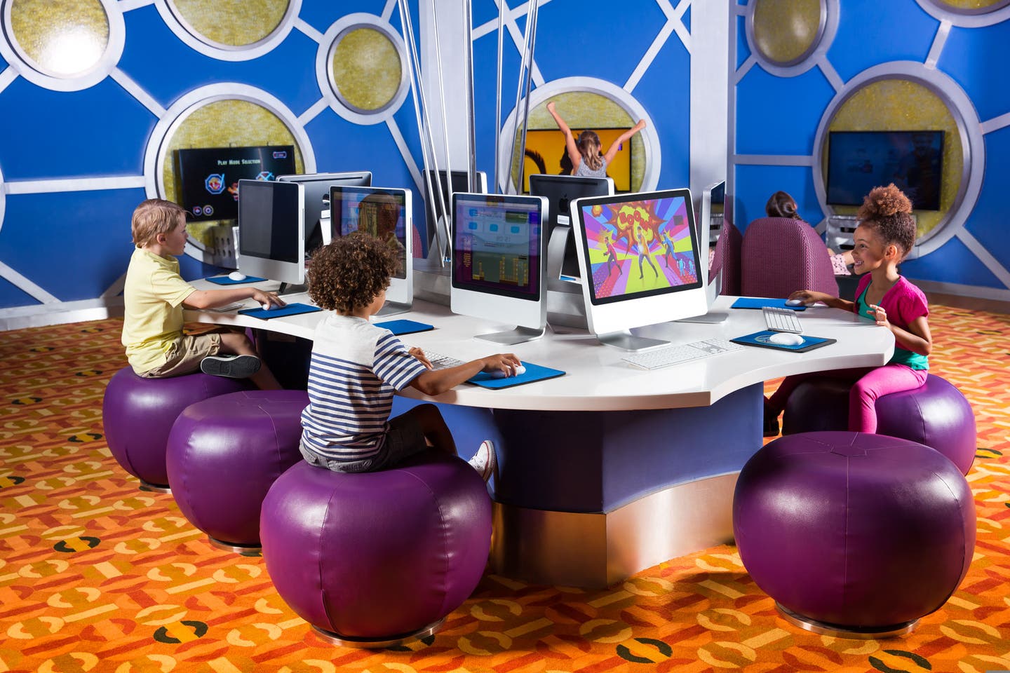 Komandozentrale im Atlantis Kids Club