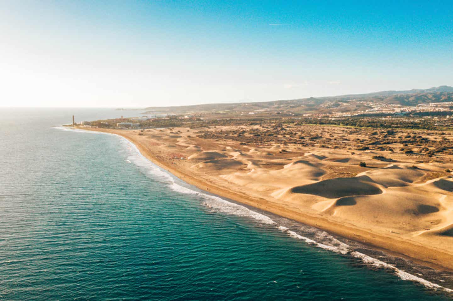 Die bekannte Dünenlandschaft auf Gran Canaria um Maspalomas – Platz für eine Vielzahl an Aktivitäten