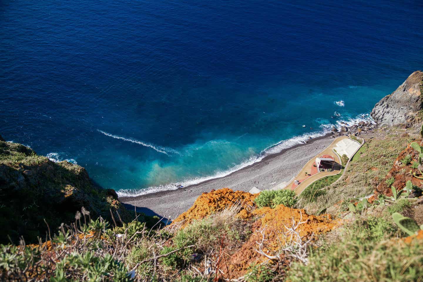 Der Strand von Garajau ganz im Süden Madeiras