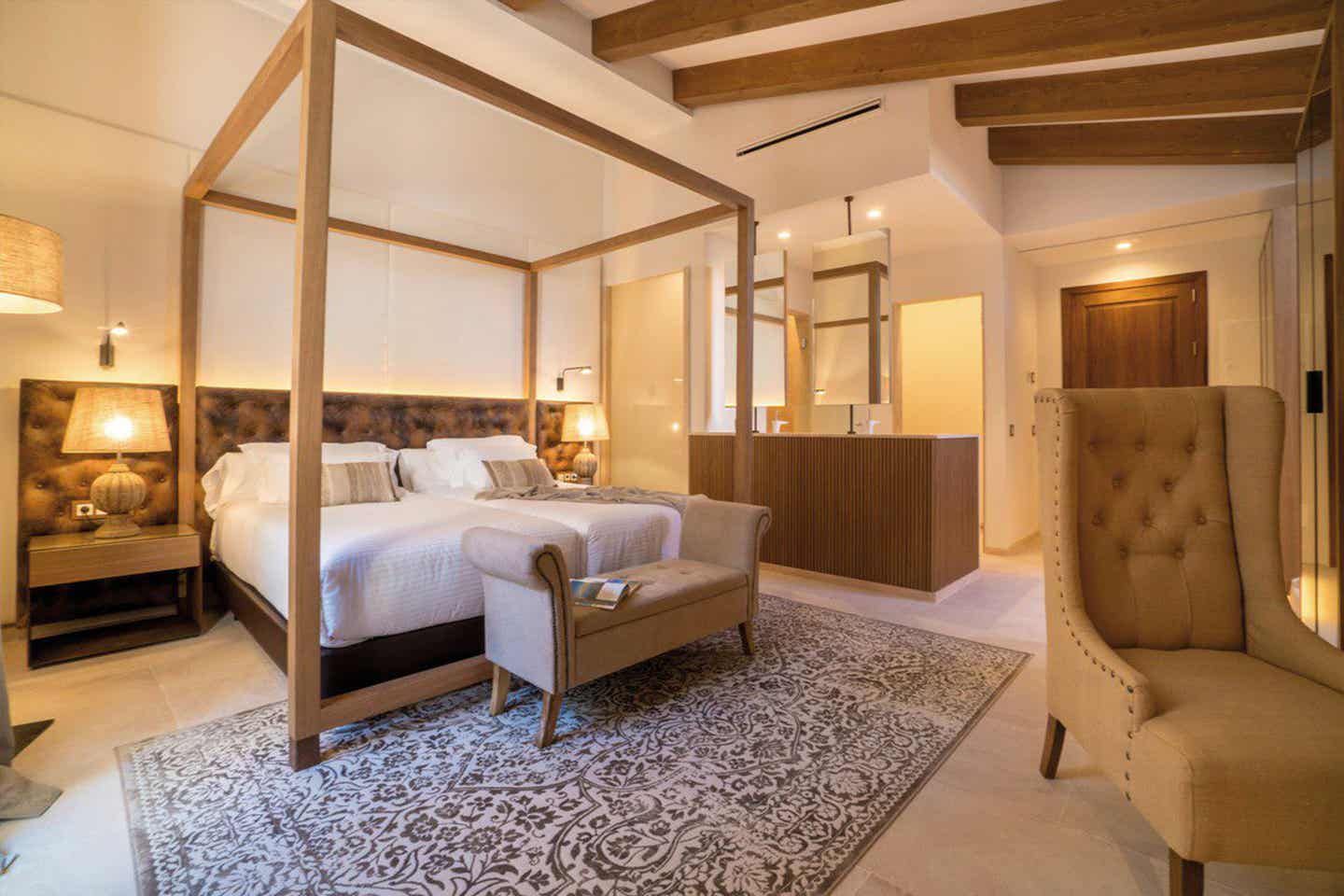 Schönste Hotels Mallorca: Zimmer im Rural Creu de Tau Art & Spa