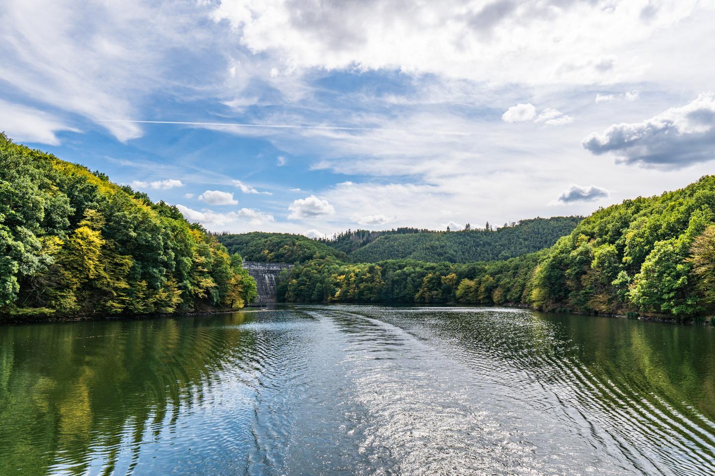 Wellnesshotel Eifel: der Rursee mitten im Nationalpark Eifel