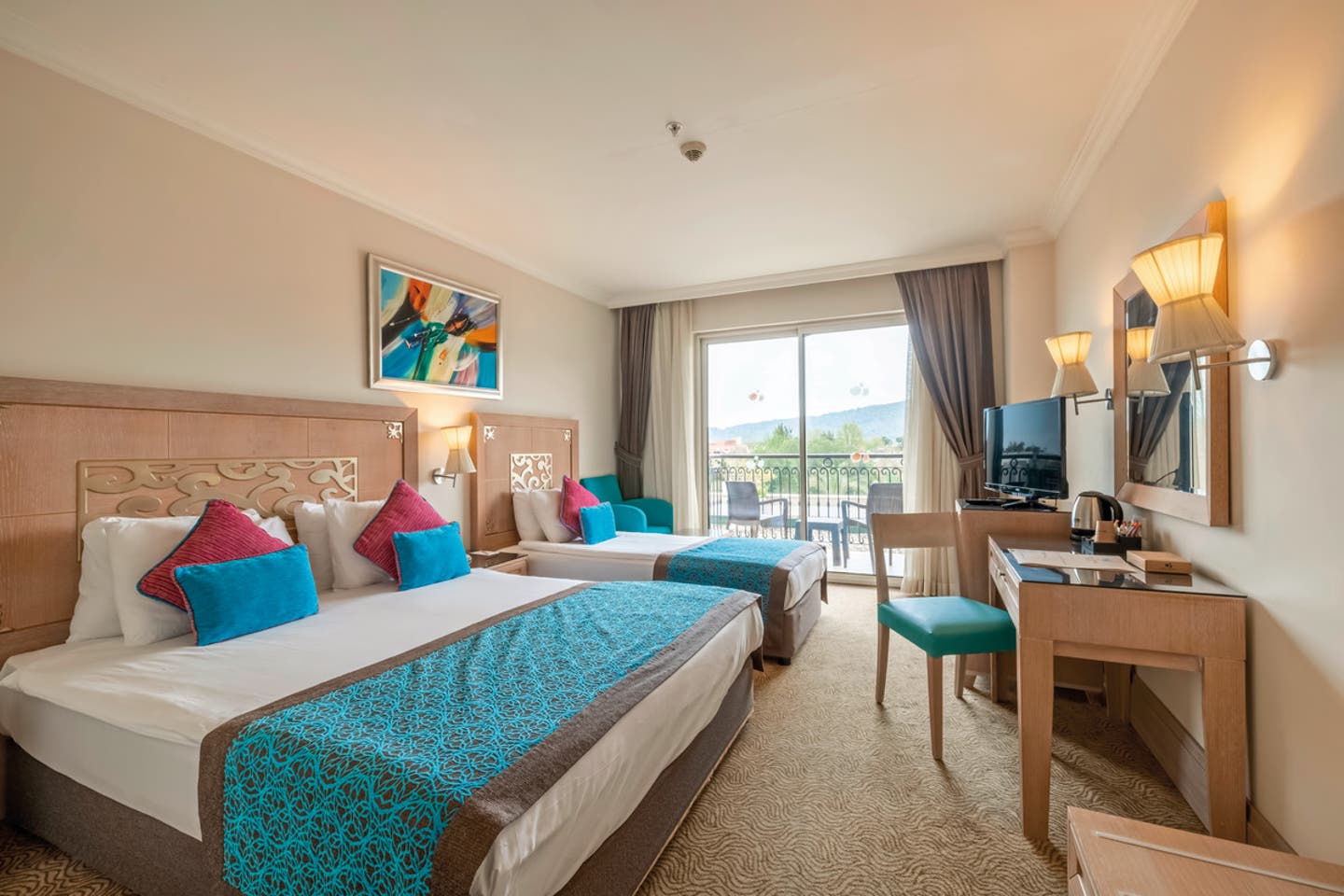 Wohnbeispiel Doppelzimmer seitl. Meerblick