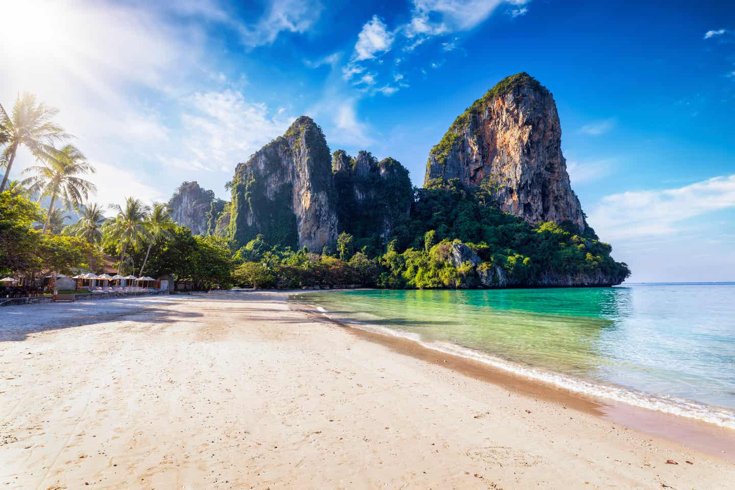 Reiseziele Winter: Railay Beach in Krabi in Thailand