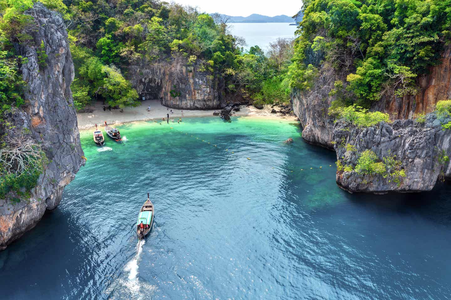 Schönste Strände Thailands: Bucht in der Provinz Krabi
