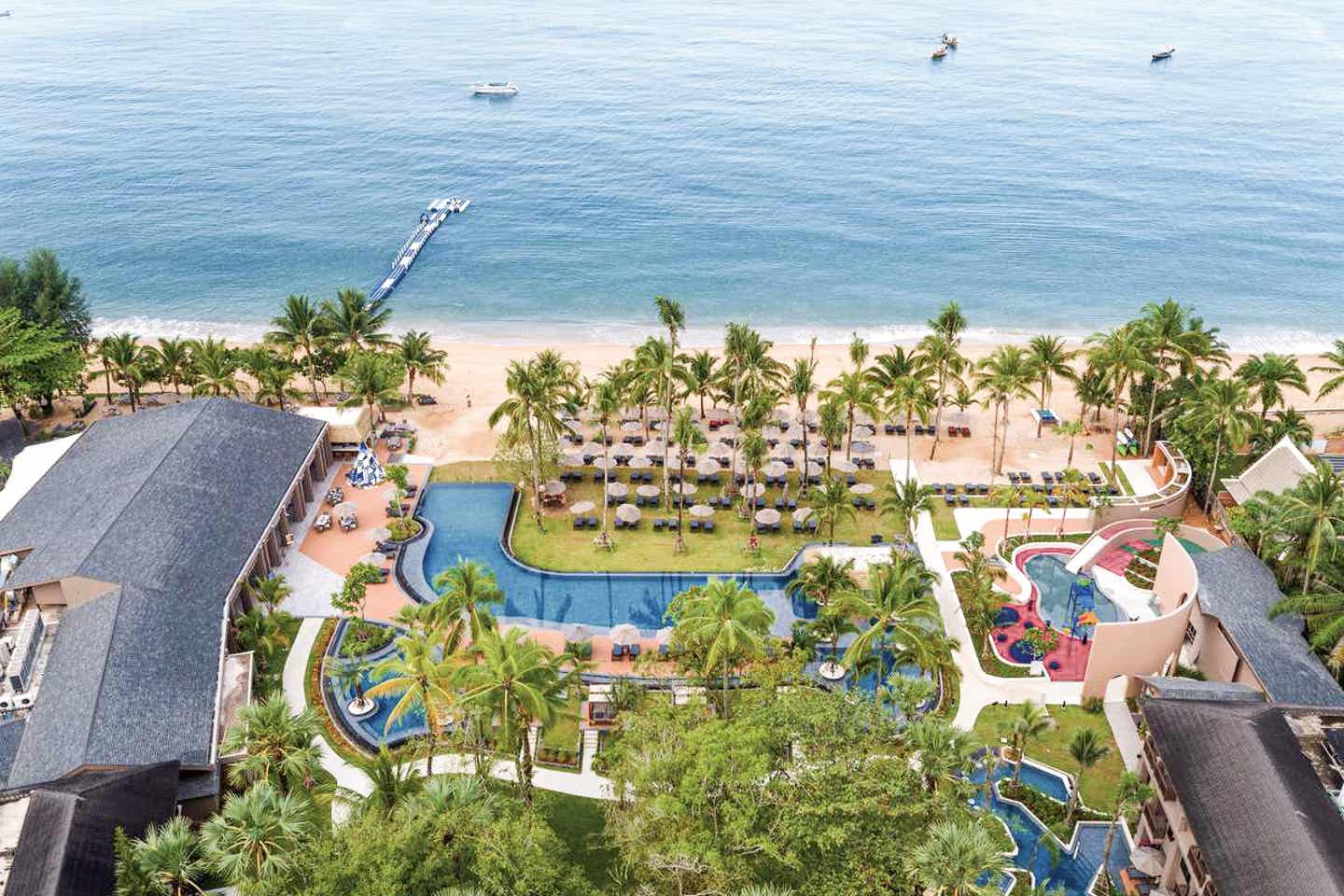 Außenbereich des La Flora Khao Lak, Thailand 