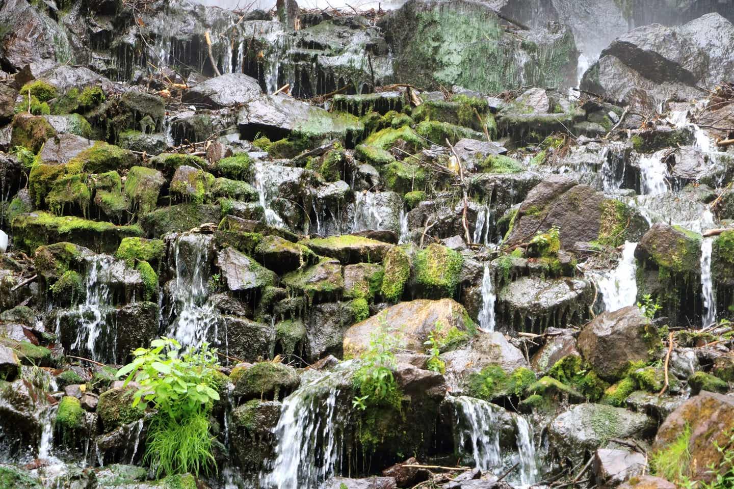 Nasser Fotospot: der Trusetaler Wasserfall