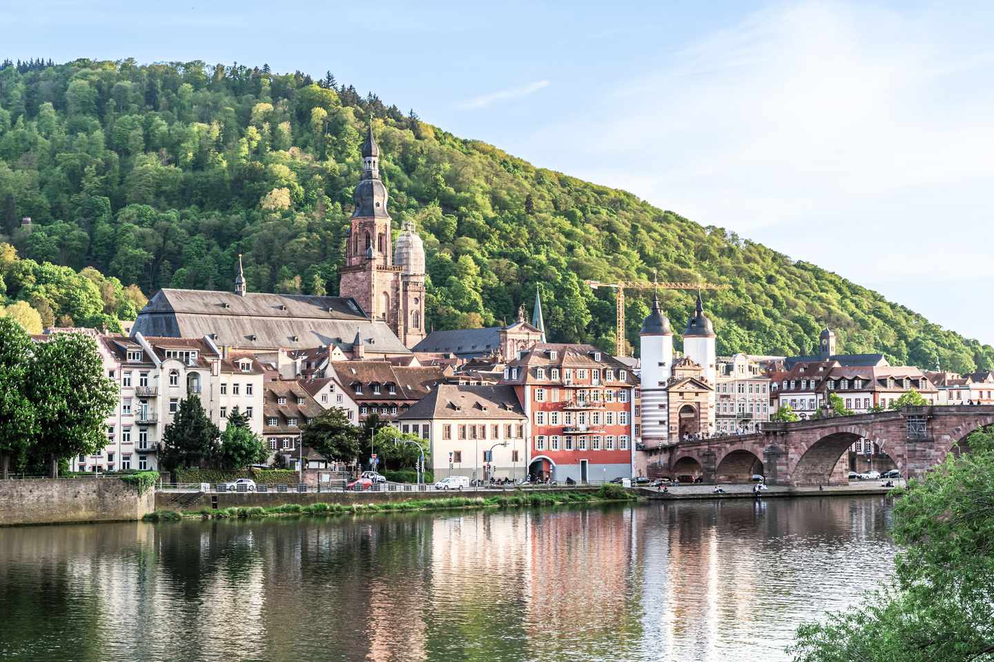 Städtetrip im März zur alten Brücke in Heidelberg
