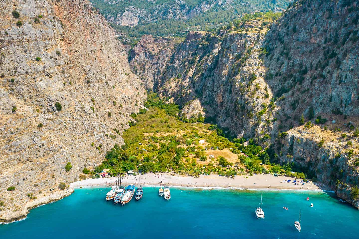 Badebucht im Butterfly Valley