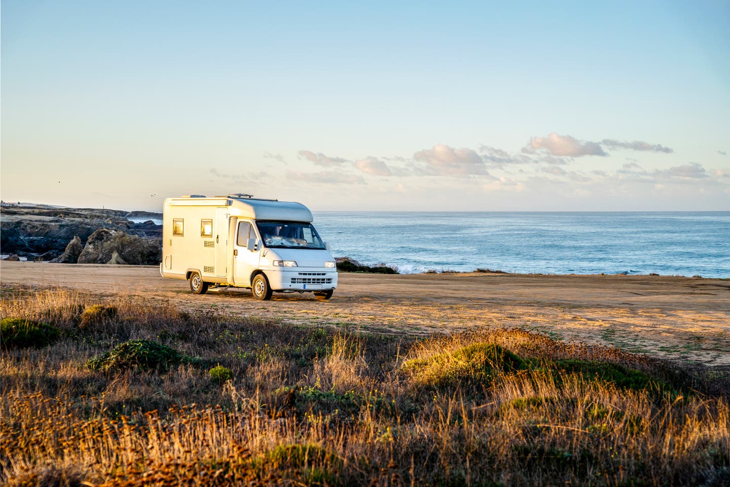 Wintercamping direkt am Strand