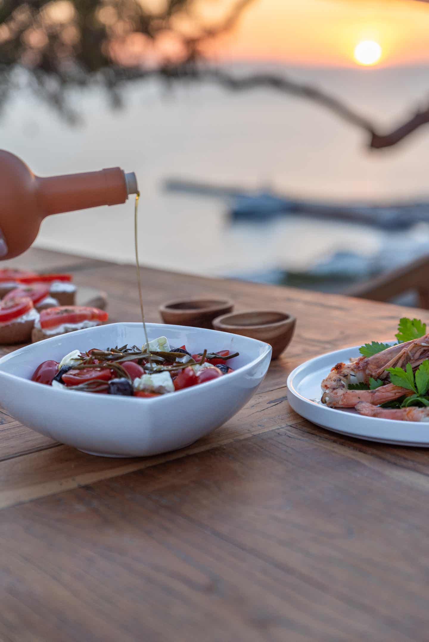 Typisch griechische Gastronomie
