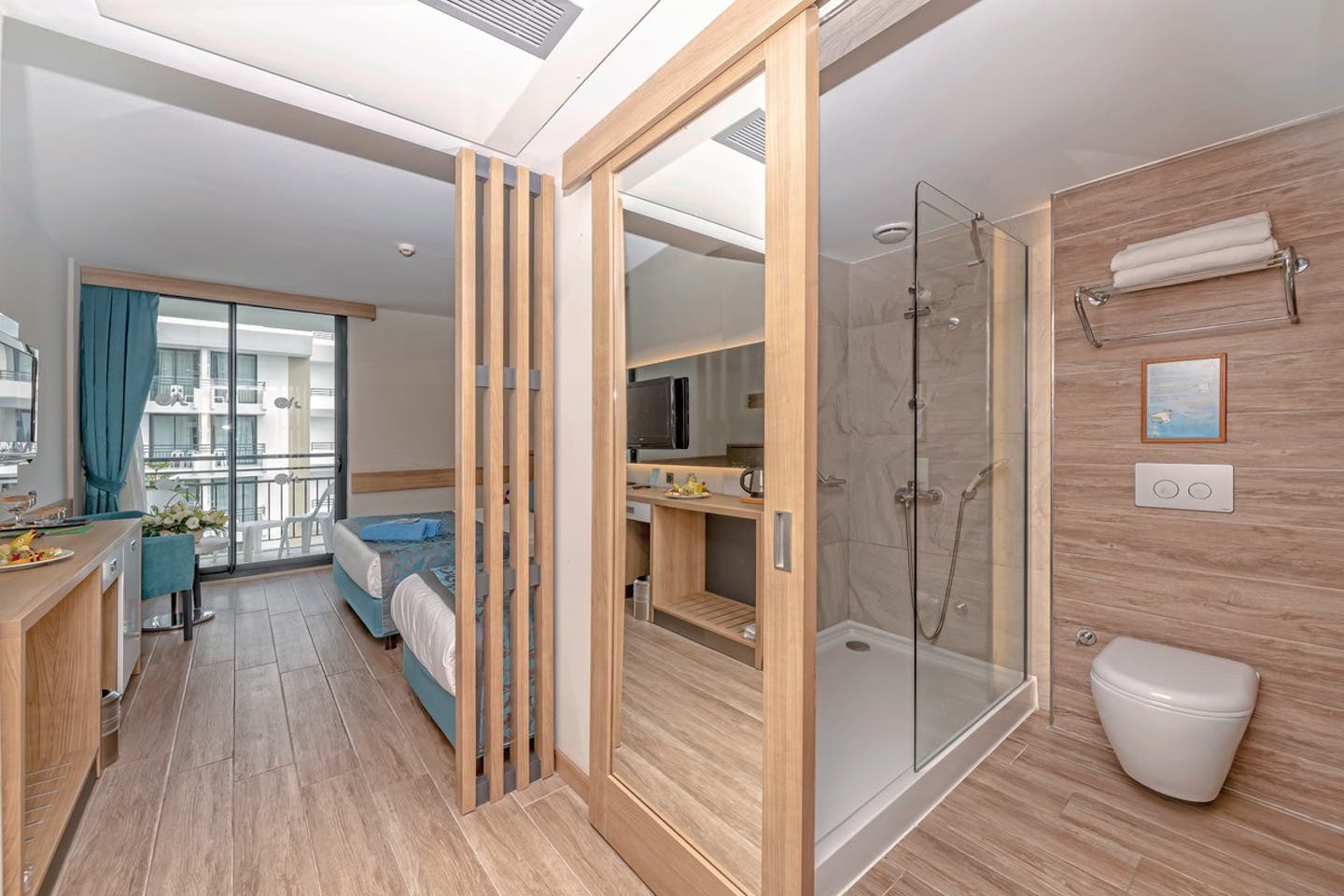 Wohnbeispiel Doppelzimmer seitl. Meerblick