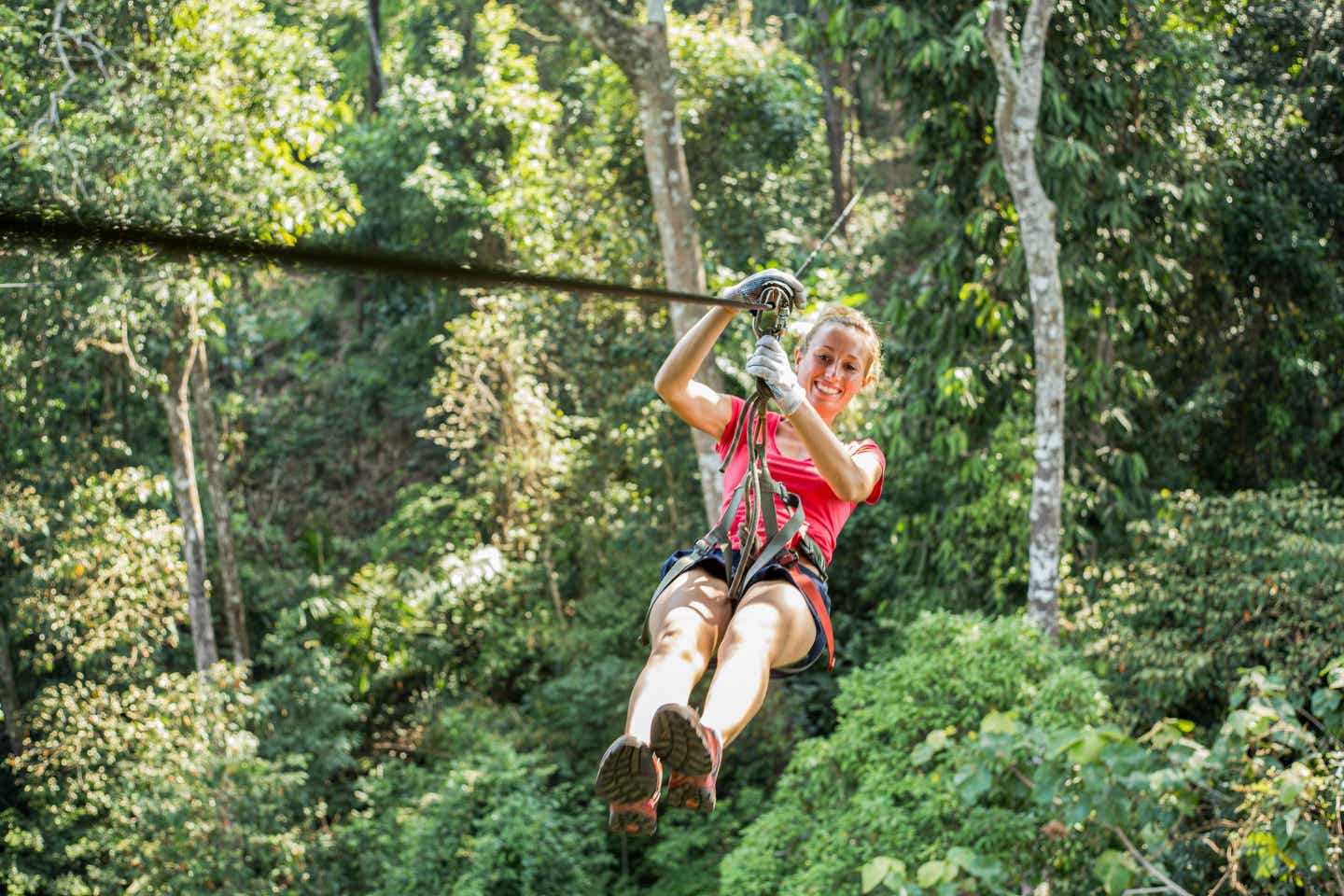 Urlaub auf Jamaika – Zipline in der Natur