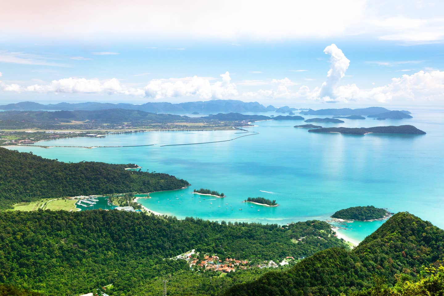 Langkawi – Panoramablick auf die Küste