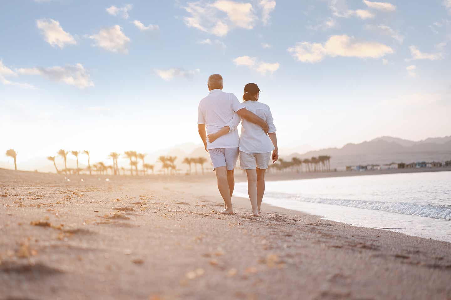 Strand-Spaziergang bei deinem Langzeiturlaub in Ägypten