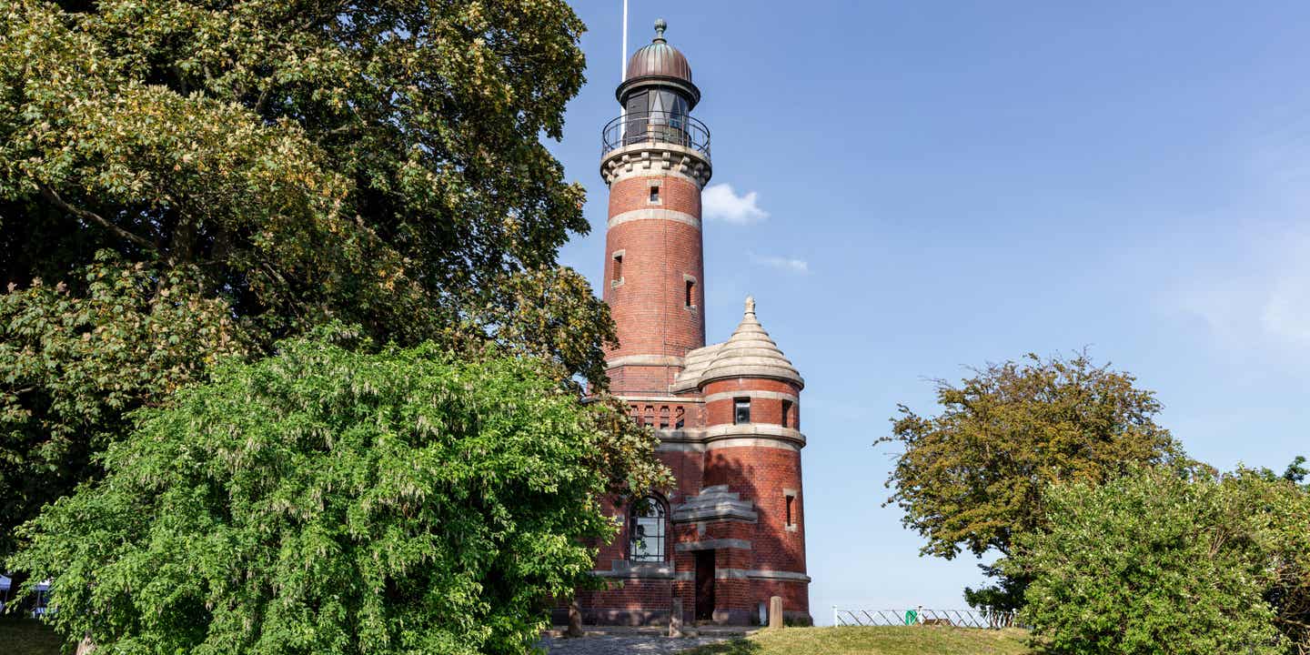 Leuchtturm Ostsee Holtenau Schleuse