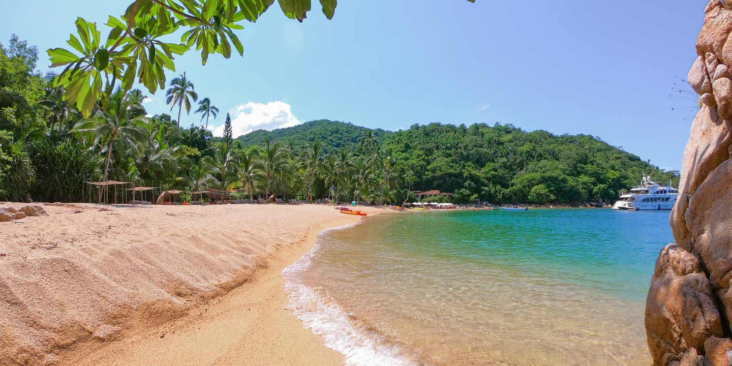 Mexikos Strände: die Playa Majahuitas bei Puerto Vallarta