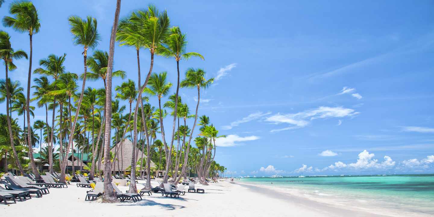 Punta Cana Bavaro Strand in der Dominikanischen Republik, Karibik