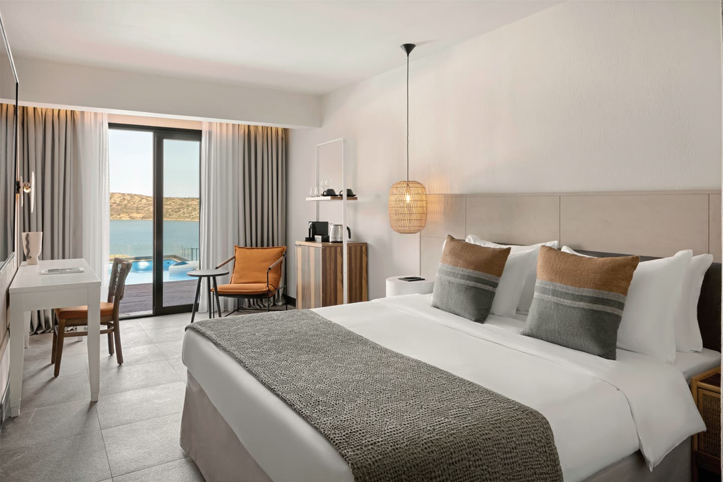 Wohnbeispiel Doppelzimmer Meerblick Sapphire Nest Gemeinschaftspool	