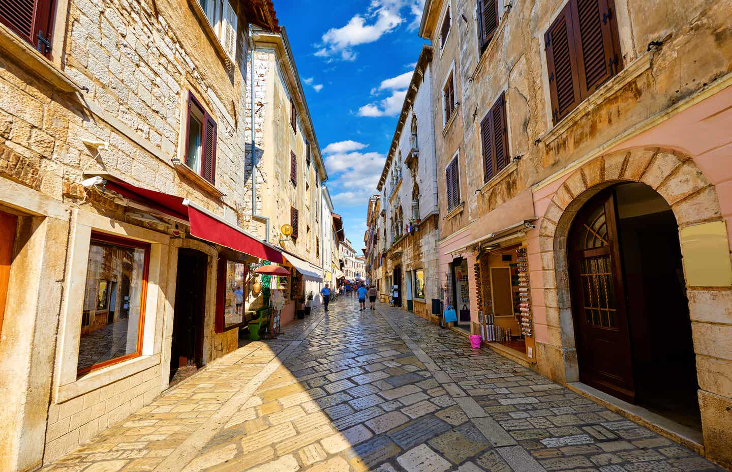 Straßen der Altstadt von Porec