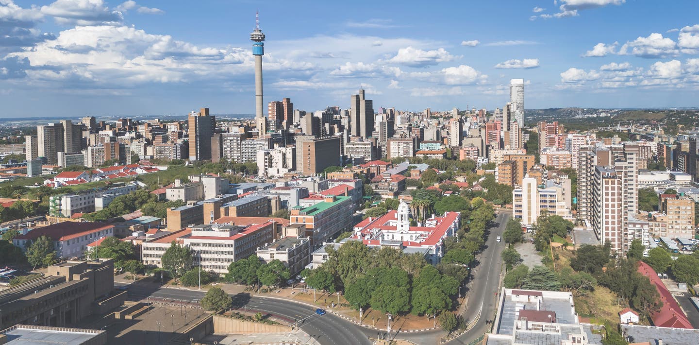 Johannesburg Sehenswürdigkeiten: Skyline der Stadt