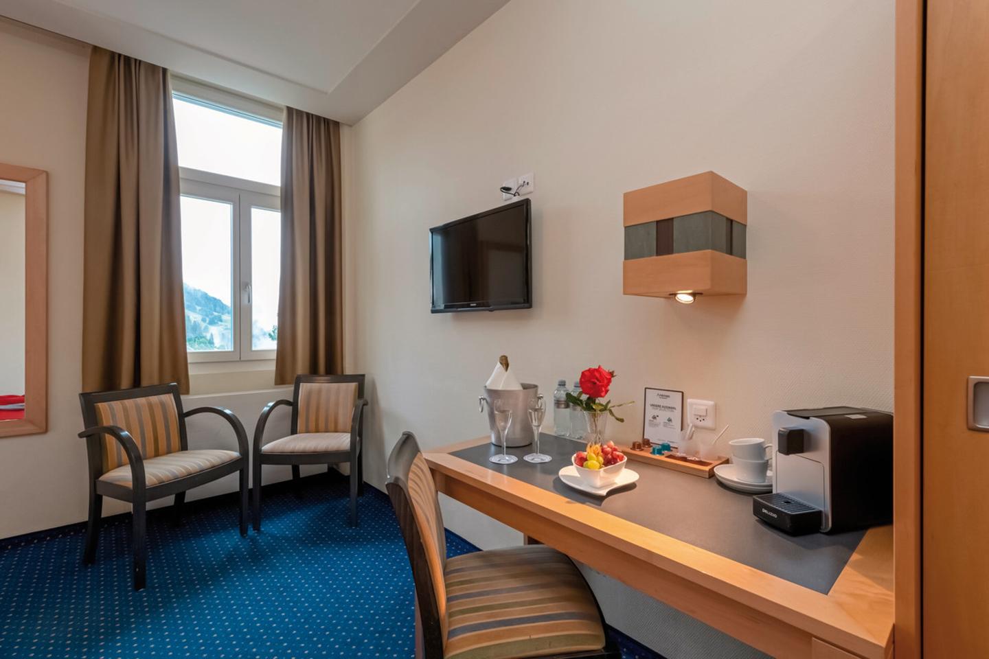Wohnbeispiel Doppelzimmer Panoramablick Jungfrau