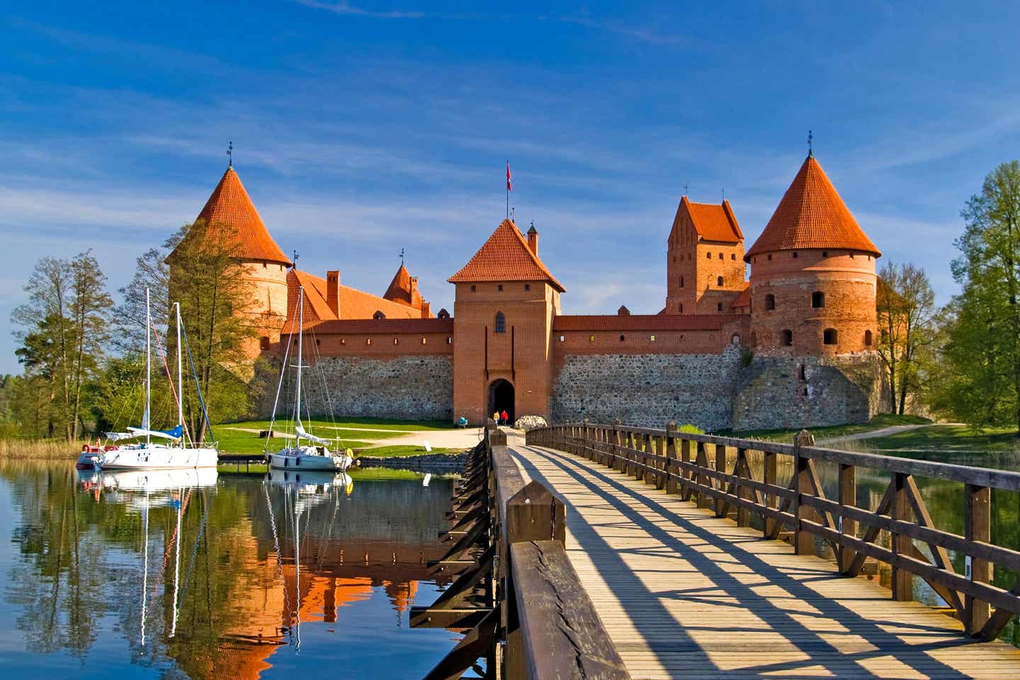 Litauen Wasserburg Trakai