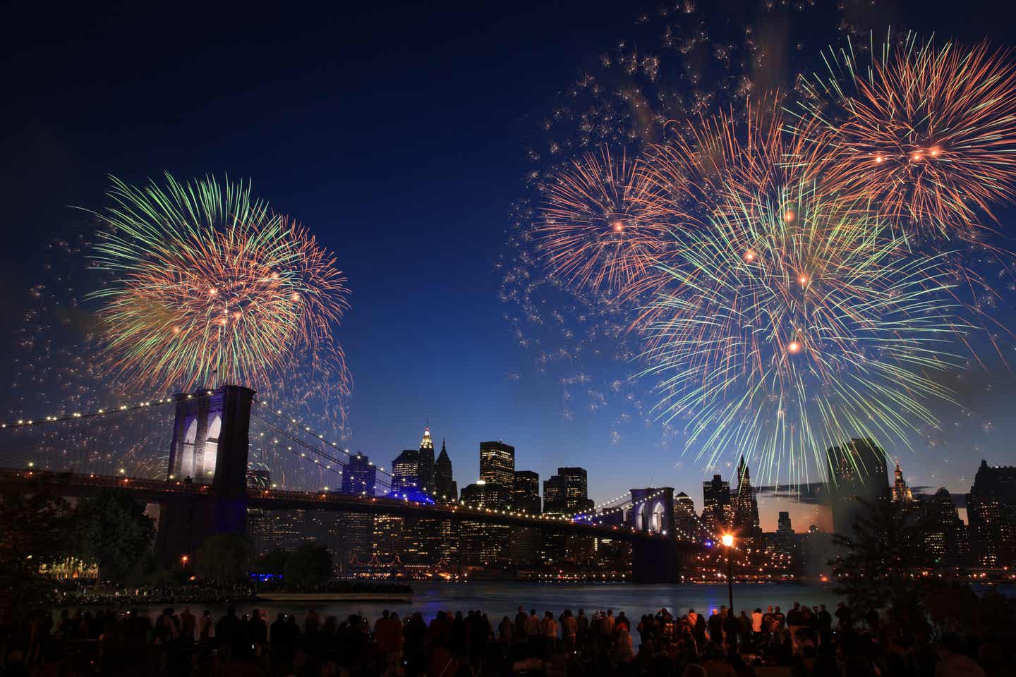 Feuerwerk in New York City