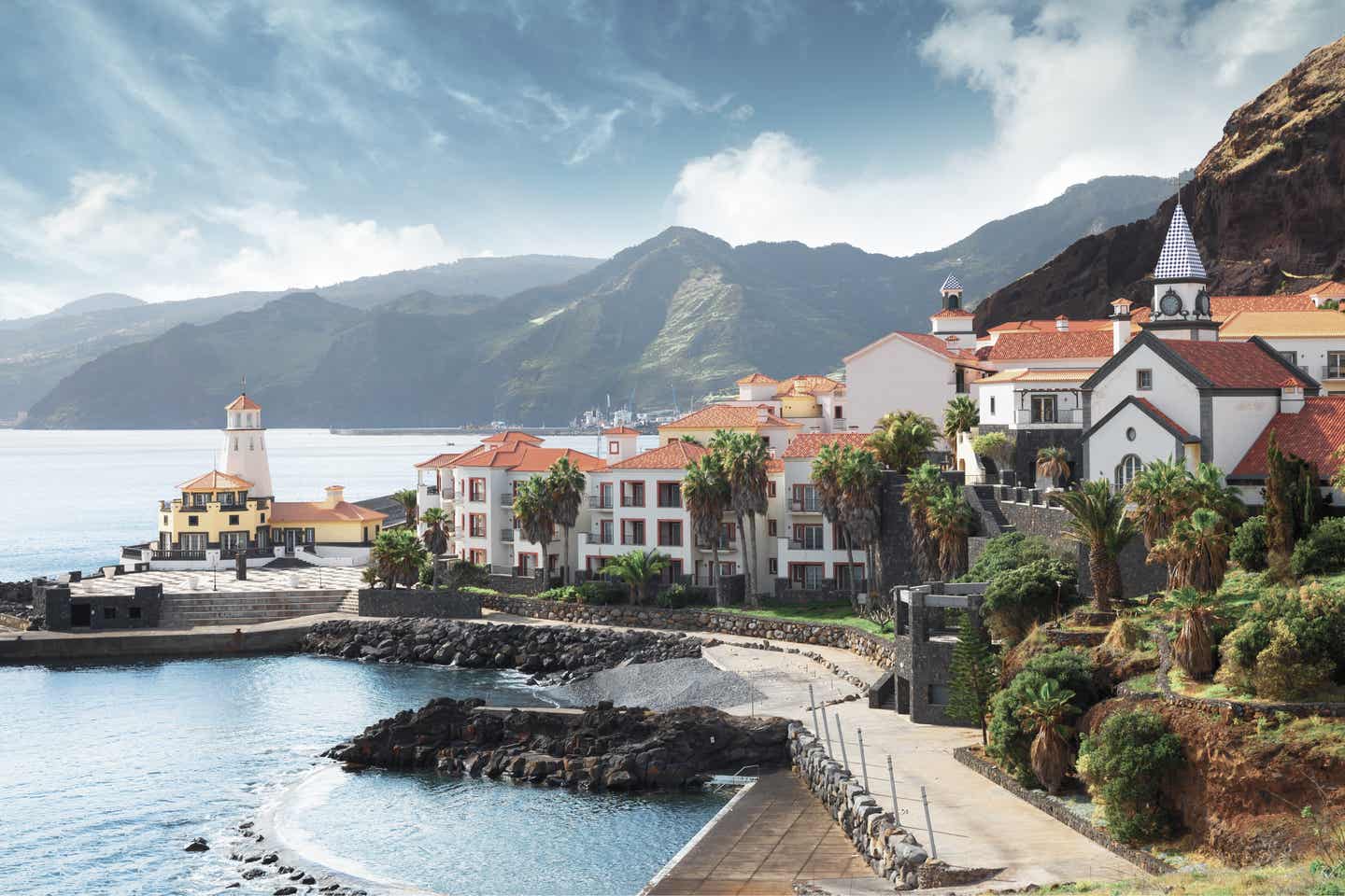 Madeira beste Reisezeit: Blick auf das Dort Canical