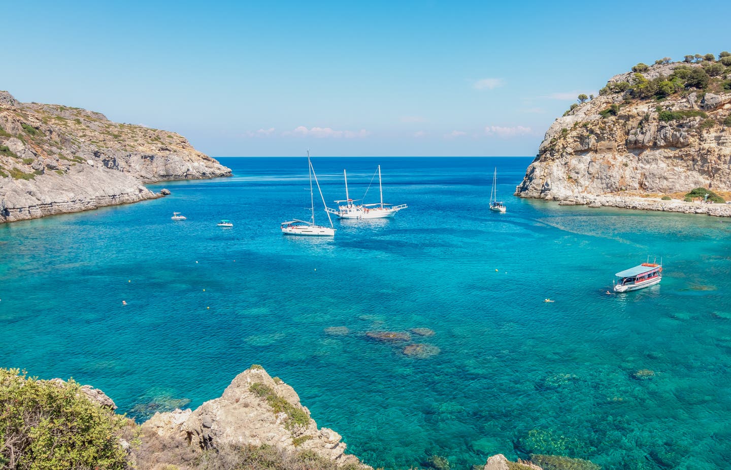 Bucht auf Rhodos