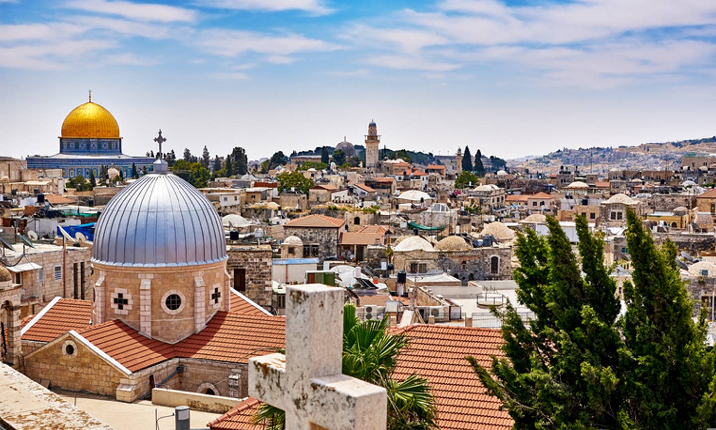Rundreisen Israel: Blick über die Dächer des historischen Jerusalems Rundreisen Israel: Blick über die Dächer des historischen Jerusalems