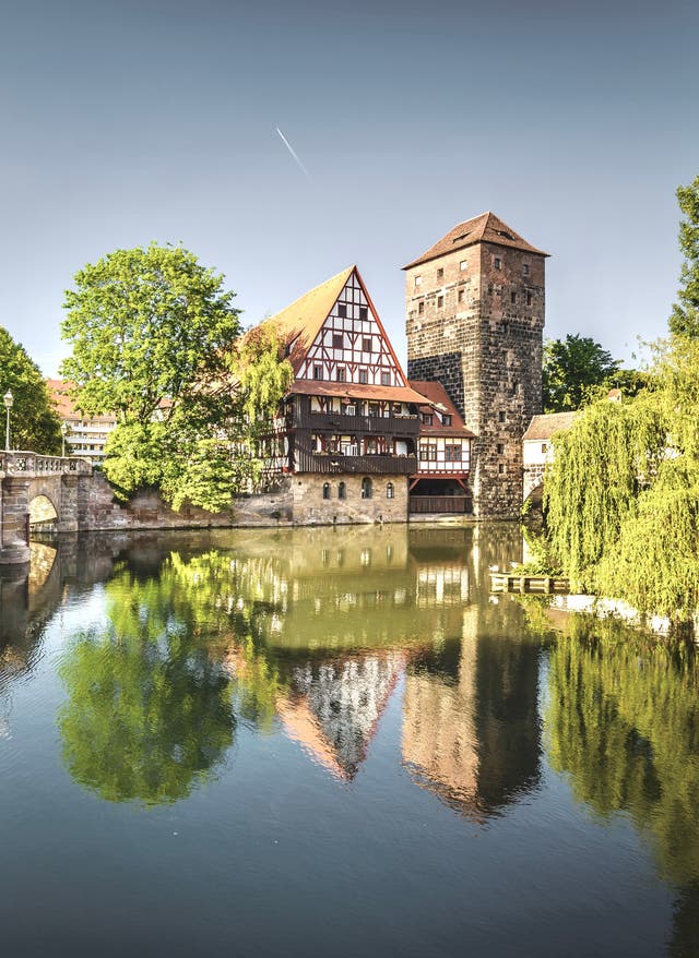 Sommer in Nürnberg Nürnberg Kaiserburg