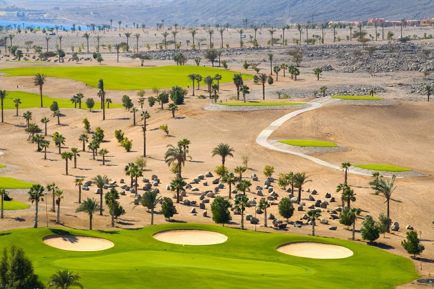 Ägypten Golfplatz Wüste