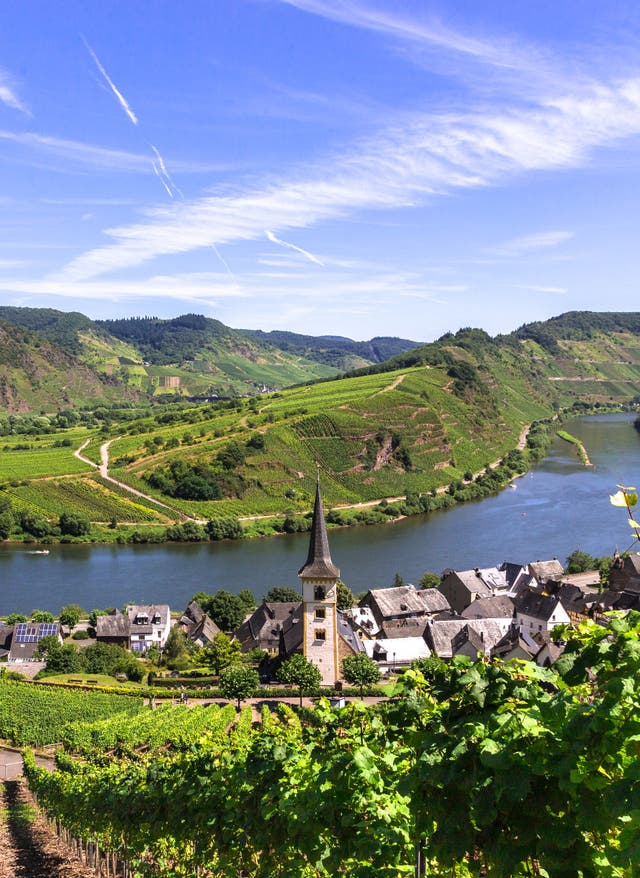 Zu den Angeboten Hotel in Rheinland-Pfalz mit Bahn - Moselschleife bei Bremm