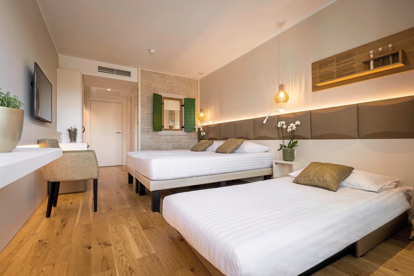 Wohnbeispiel Doppelzimmer Superior Hafenblick mit Zustellbett