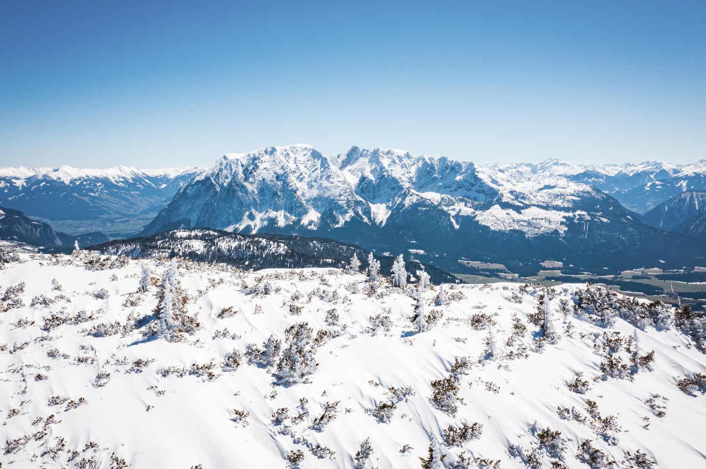 Skigebiet Taublitz: Berge voller Schnee