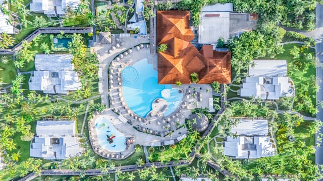 Drohnenbild des Grand Palladium Punta Cana