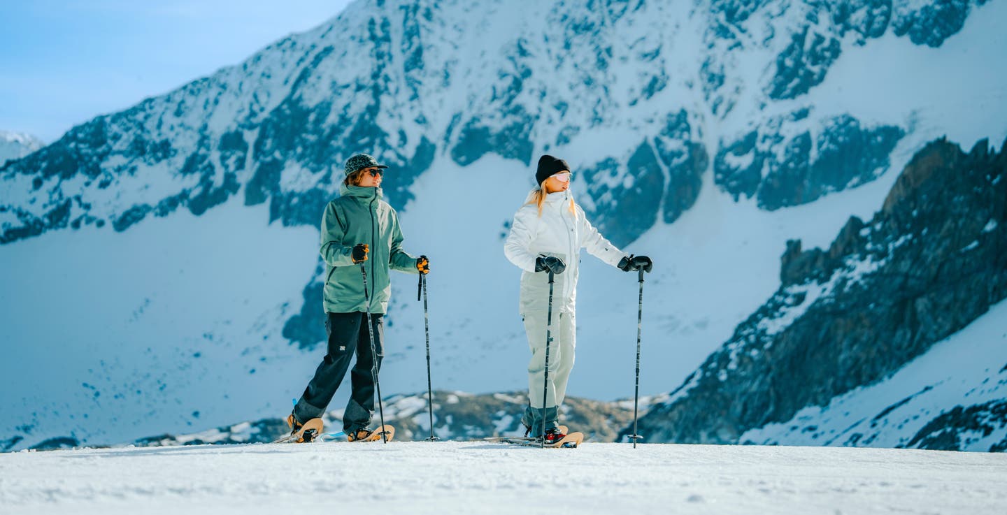 Schneeschuhwanderung in Österreich 