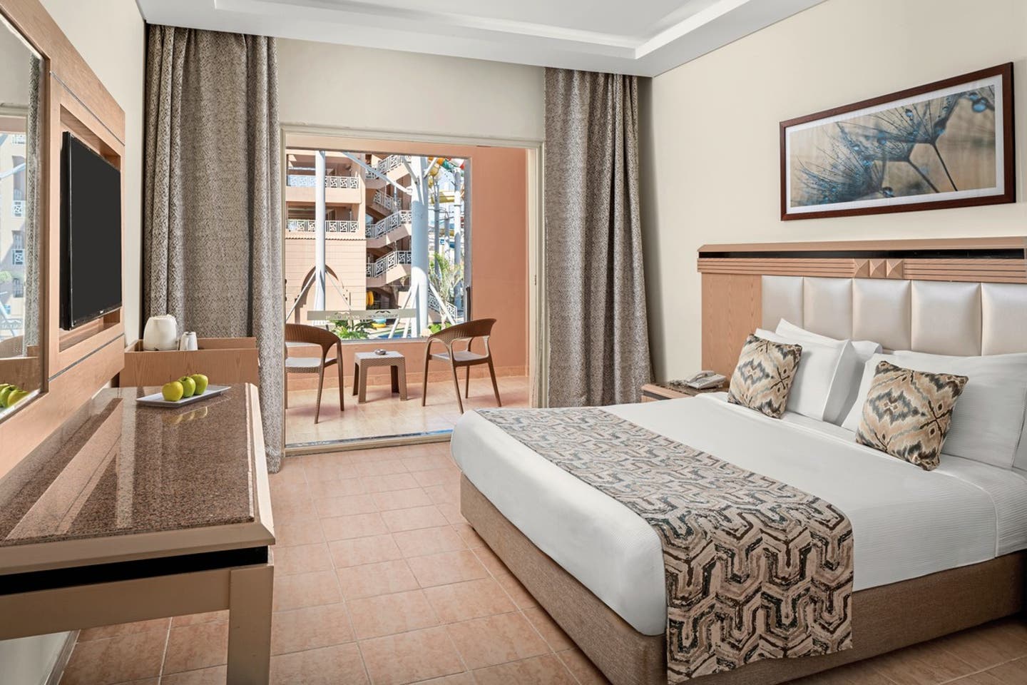 Wohnbeispiel Doppelzimmer Poolblick