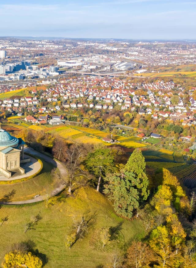 Stuttgarts Sehenswürdigkeiten Sehenswürdigkeiten in Stuttgart: Panorama-Blick