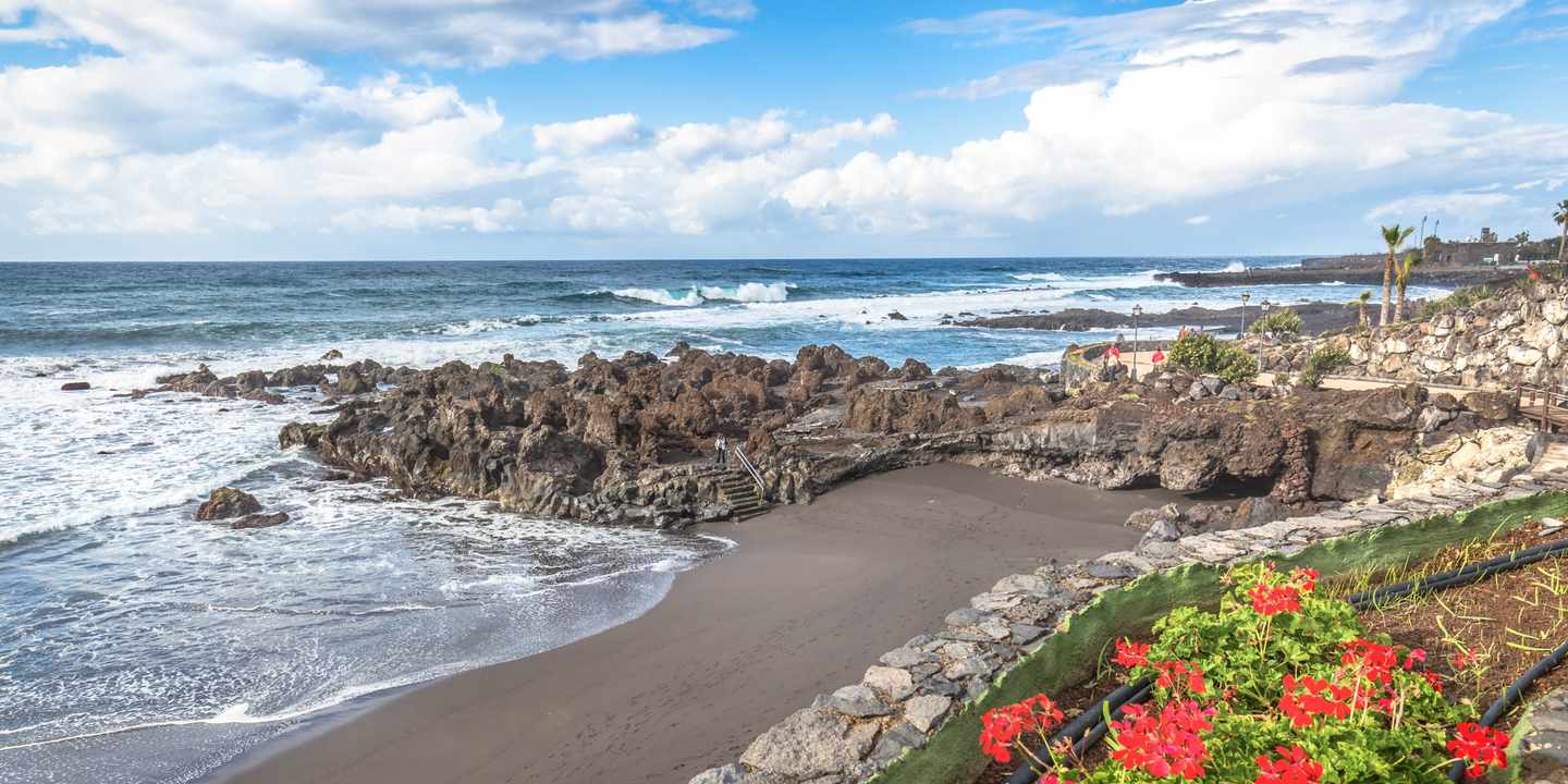 Strand in Puerto de la Cruz: Playa Jardin