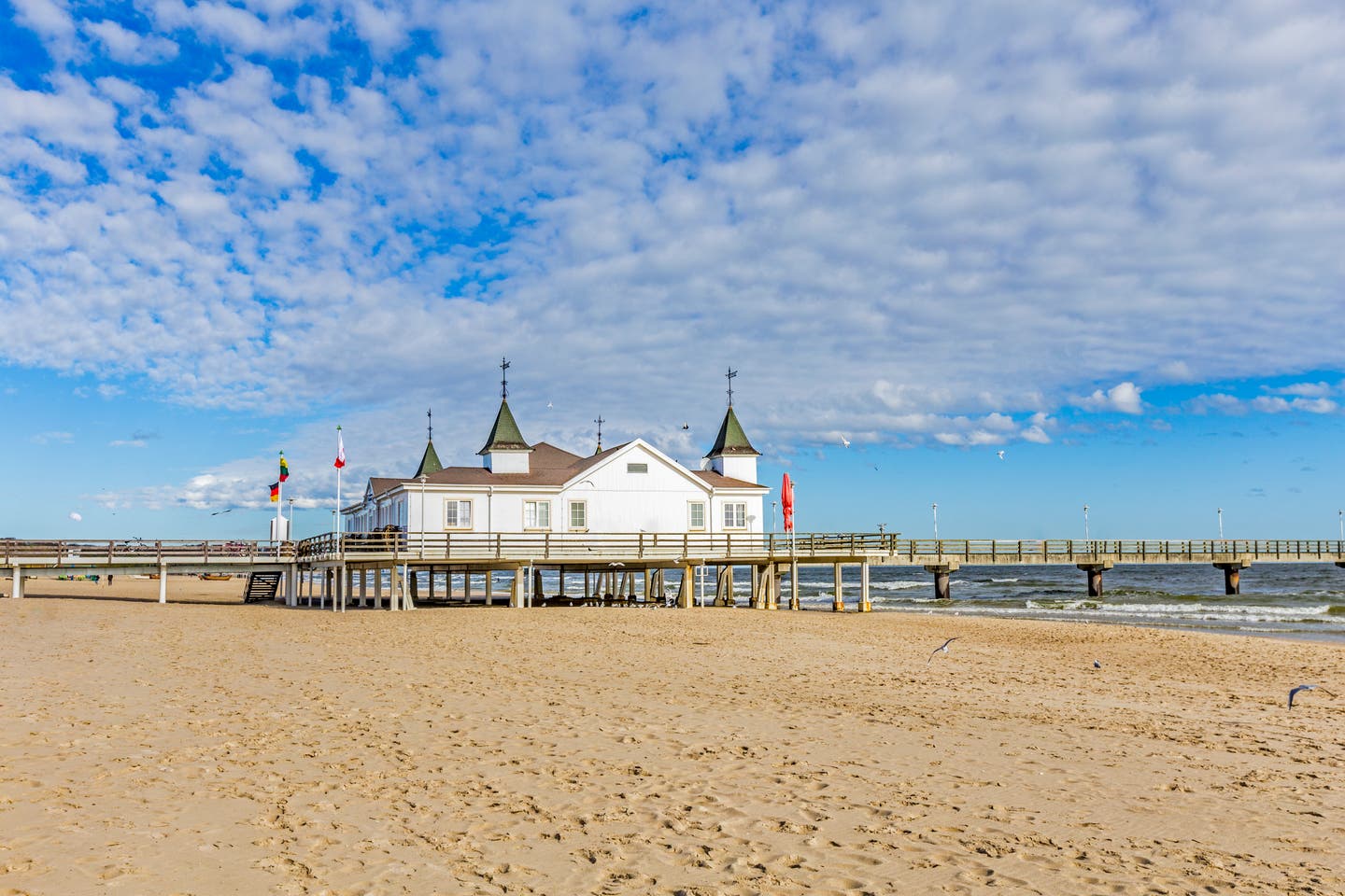 Hotels auf Usedom: Strand und Pier von Ahlbeck