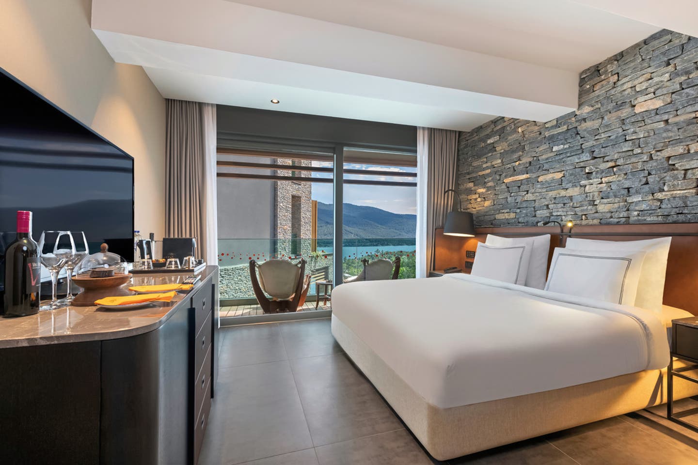 Wohnbeispiel Doppelzimmer Superior seitl. Meerblick