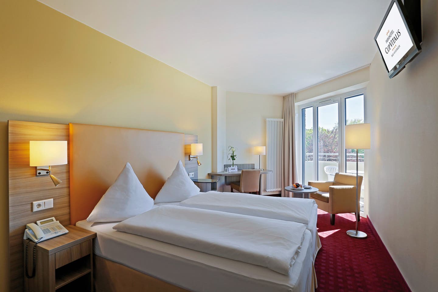 Wohnbeispiel Doppelzimmer Komfort Balkon